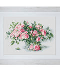 Bouquet of Pink Roses SBL22866 - Cross Stitch Kit by Luca-s