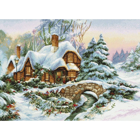 Winter landscape SBU5001 - Cross Stitch Kit