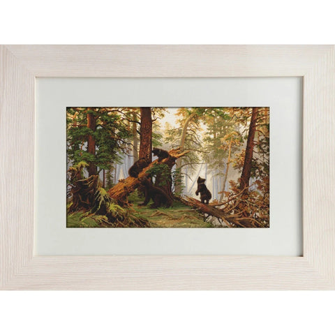Morning in a Pine Forest SG452 - Cross Stitch Kit by Luca-s