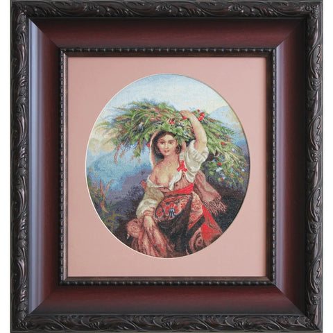 Italian with Flowers SG466 - Cross Stitch Kit by Luca-s