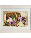 Basket of lilacs SG501 - Cross Stitch Kit by Luca-s
