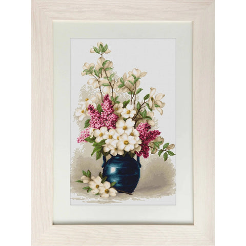 Lilac and jasmine SG514 - Cross Stitch Kit by Luca-s
