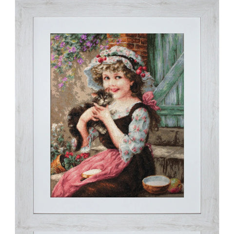 The Little Kitten SG538 - Cross Stitch Kit by Luca-s