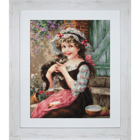 The Little Kitten SG538 - Cross Stitch Kit by Luca-s