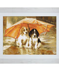 Couple under an Umbrella SG550 - Cross Stitch Kit by Luca-s