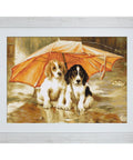 Couple under an Umbrella SG550 - Cross Stitch Kit by Luca-s