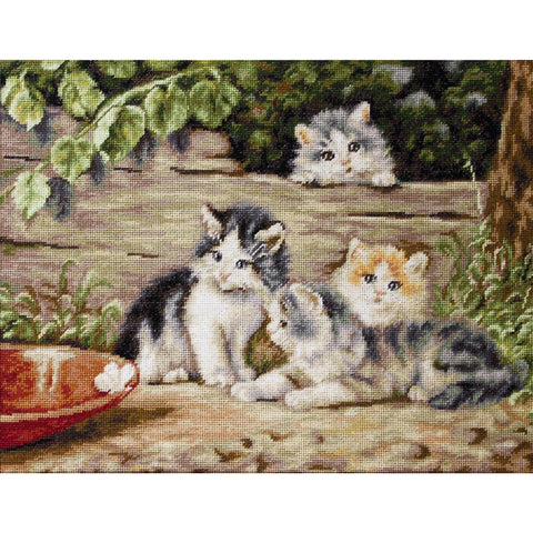 The Cats SG556 - Cross Stitch Kit by Luca-s