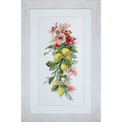 Lucas Cross Stitch KIT B210 Composition with lemon - Cross Stitch Kit by Luca-s