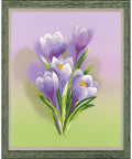 Crocuses. Satin Stitch - Cross Stitch Kit from RIOLIS Ref. no.:0065 PT