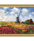 Tulip Fields after C. Monet's Painting - Cross Stitch Kit from RIOLIS Ref. no.:1643