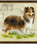 Sheltie cross stitch kit by RIOLIS Ref. no.: 1710