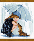 Under My Umbrella cross stitch kit by RIOLIS Ref. no.: 1720