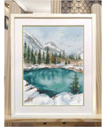 Cross Stitch Kit Altai Geyser Lake Landscape by Oven