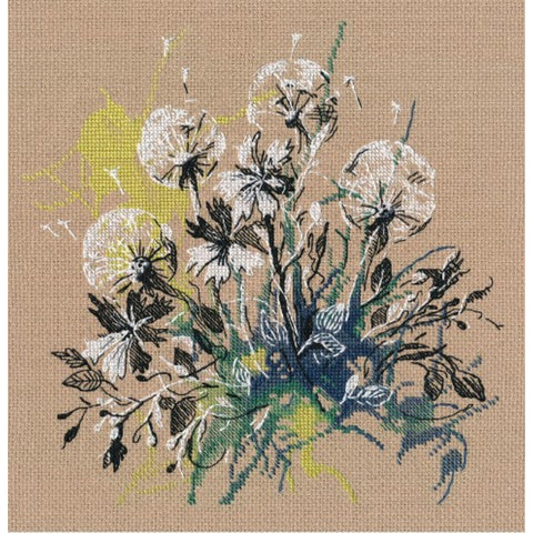 Dandelion Cross Stitch Kit by Oven
