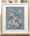 Magnolia Flower Cross Stitch Kit by Oven