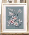Magnolia Flower Cross Stitch Kit by Oven