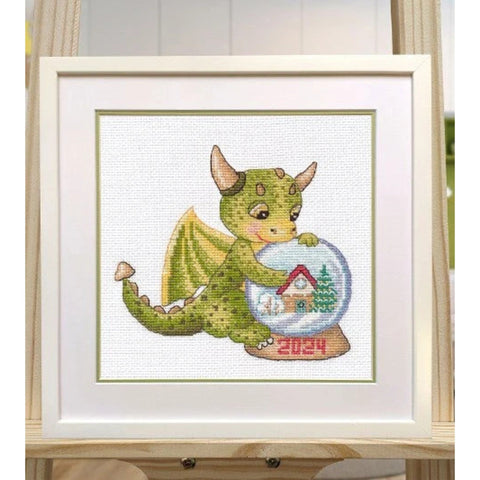 Dragon Cross Stitch Kit Fantasy Design by Oven