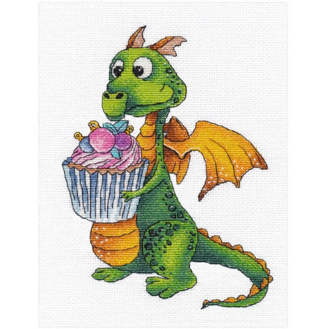 Dragon Cross Stitch Kit Multicolor Design by Oven