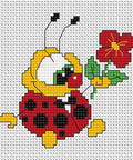Ladybug SB062 - Cross Stitch Kit by Luca-s