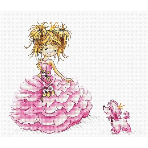 The Princess SB1056 - Cross Stitch Kit by Luca-s