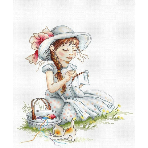 Luca-S Cross Stitch Kit 19x20cm