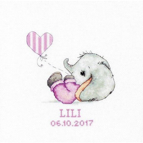 Baby Girl SB1133 - Cross Stitch Kit - Hobby.lt