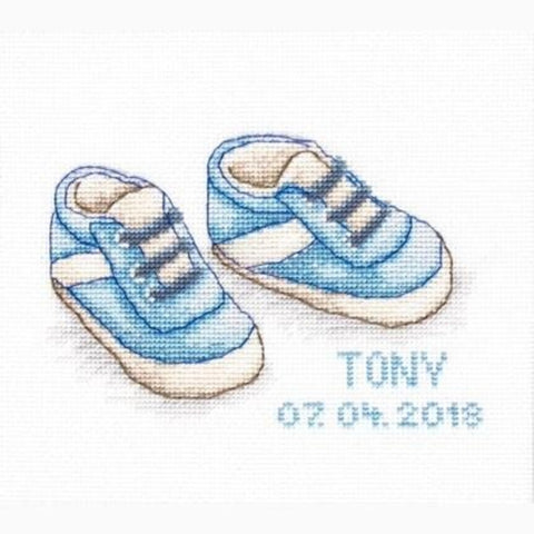 Baby Shoes SB1138 - Cross Stitch Kit - Hobby.lt