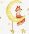 Luca-S Fox Cross Stitch Kit Complete Set with Fabric Threads Needle Pattern