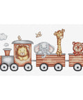 Luca-S Train Journey Cross Stitch Kit, Multicolor Embroidery Picture Set
