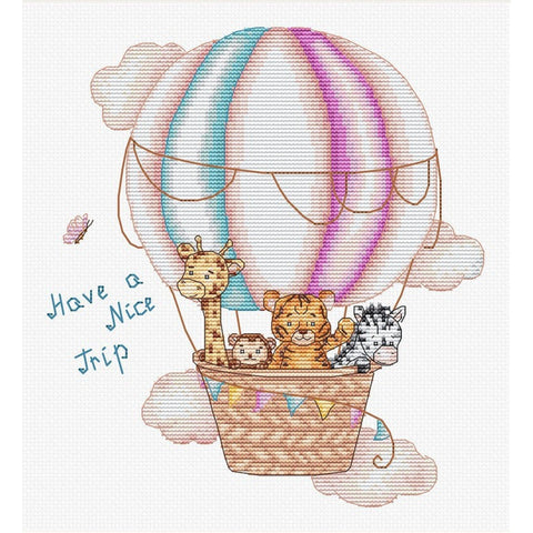 Luca-S Have a Nice Trip Cross Stitch Kit