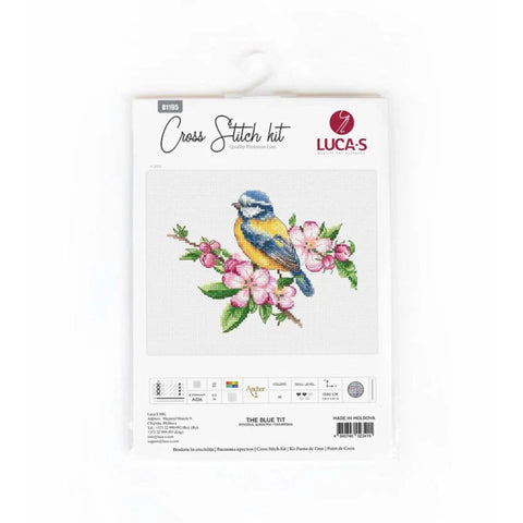Blue Tit Bird Wall Art Picture Luca-S SB1195