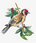 Luca-S Goldfinch Bird Cross Stitch Embroidery Kit