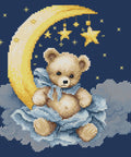Luca-S Teddy Bear Universe Cross Stitch Kit SB1436