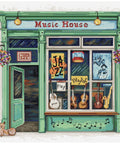 Luca-S Music House Cross Stitch Kit SB1440