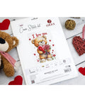 Luca-S Love Bouquet Cross Stitch Kit SB1441