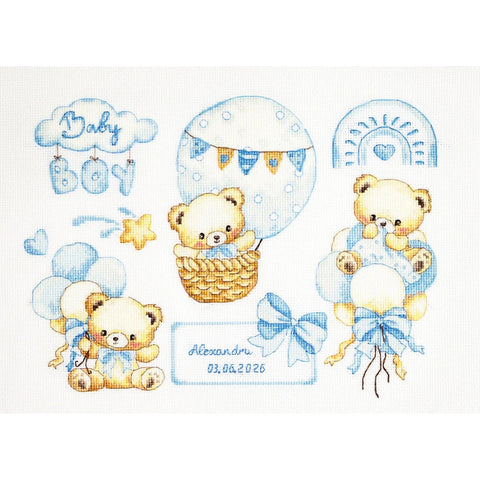 Luca-S Magic Hugs Cross Stitch Kit SB1445