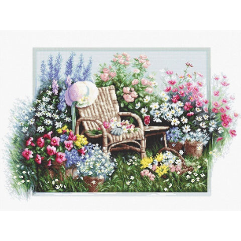 Blooming Garden SB2344 - Cross Stitch Kit - Hobby.lt