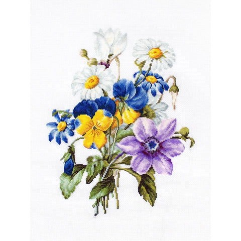 Bouquet of Flowers SB2348 - Cross Stitch Kit - Hobby.lt