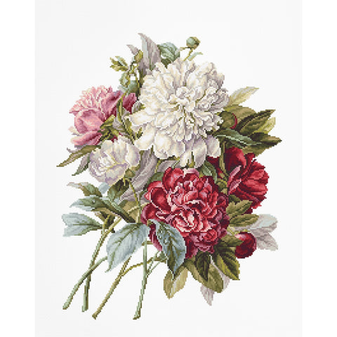 The Peonies SB2355 - Cross Stitch Kit
