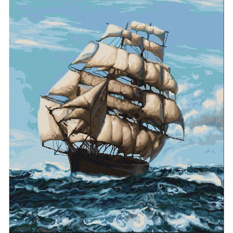 RARE find: Ship SB438 - Cross Stitch Kit by Luca-s