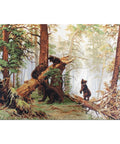 RARE find: Morning in a Pine Forest SB452 - Cross Stitch Kit by Luca-s