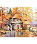 RARE find: Autumn Landscape SB481 - Cross Stitch Kit by Luca-s