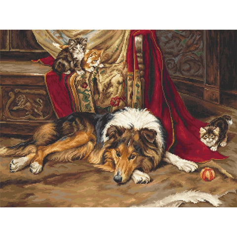 A Reluctant Playmate SB585 - Cross Stitch Kit - Hobby.lt