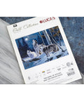 Luca-S Wolves & Winter Moon Cross Stitch Kit SB727