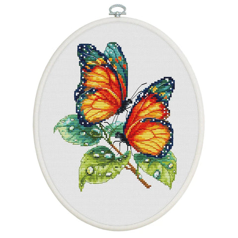 Luca-S Meeting After the Rain Cross Stitch Kit SBC239