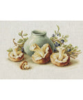Still Life with mushrooms SBL2247 - Cross Stitch Kit by Luca-s