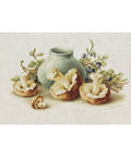 Still Life with mushrooms SBL2247 - Cross Stitch Kit by Luca-s