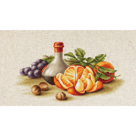 Still Life with Oranges SBL2250 - Cross Stitch Kit by Luca-s