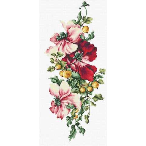 Flowers SBM3001 - Cross Stitch Kit by Luca-s