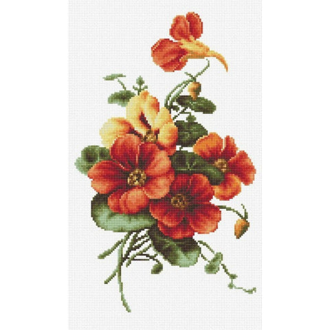 RARE find: Flowers SBM3002 - Cross Stitch Kit by Luca-s